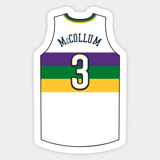 CJ McCollum New Orleans Jersey Qiangy Sticker